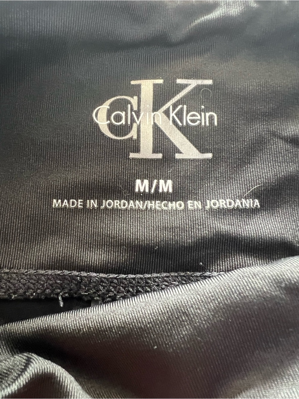 Calvin Klein Black Compression Bike Shorts Size Medium NWOT - Picture 7 of 8